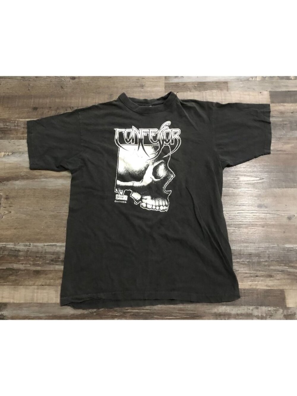 Vtf Vintage Confessor Condemned Around the World 1992 Tour Shirt XL Black